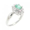 PT エメラルド リング 0.33CT