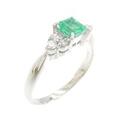 PT エメラルド リング 0.50CT