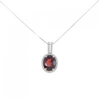 PT ガーネット ネックレス 2.37CT