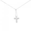PT クロス ダイヤモンド ネックレス 0.10CT