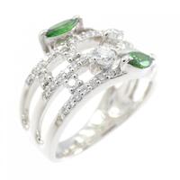 PT グリーンガーネット リング 0.32CT