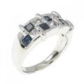 PT サファイヤ リング 0.91CT