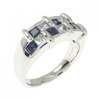 PT サファイヤ リング 0.91CT
