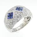 PT サファイヤ リング 1.23CT