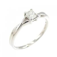 PT ソリティア ダイヤモンド リング 0.23CT