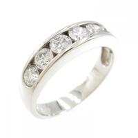 PT ハーフエタニティ ダイヤモンド リング 1.01CT