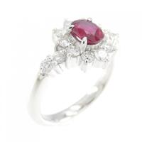 PT ルビー リング 0.48CT