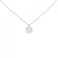 【リメイク】K18PG ダイヤモンドネックレス 1.006CT J VS1 EXT