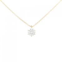 【リメイク】K18YG ダイヤモンド ネックレス 0.357CT G SI2 3EXT H&C