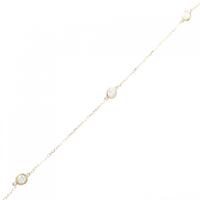 【リメイク】K18YG ダイヤモンド ブレスレット 0.25ct