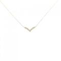 【新品】K18YG ダイヤモンド ネックレス 0.10CT