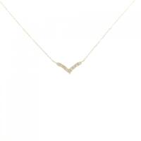 【新品】K18YG ダイヤモンド ネックレス 0.10CT