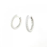 【新品】PT ダイヤモンド ピアス 0.403CT