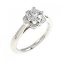 シャネル カメリア リング 0.53CT F VVS2 3EXT