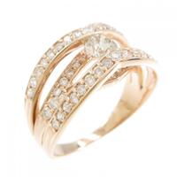 K18PG ダイヤモンド リング 0.34CT