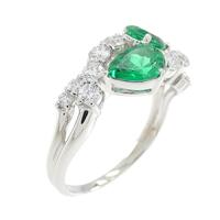 PT エメラルド リング 1.08CT