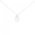 K18WG ダイヤモンド ネックレス 0.24CT