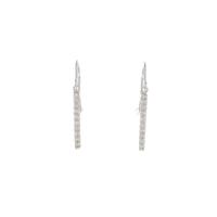 【新品】K18WG ダイヤモンド ピアス 0.20CT
