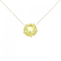 K18YG クオーツ ネックレス