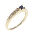 K18YG サファイヤ リング 0.14CT