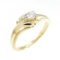 K18YG ダイヤモンド リング 0.20CT