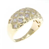 K18YG ダイヤモンド リング 1.25CT