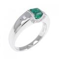 PT エメラルド リング 0.43CT