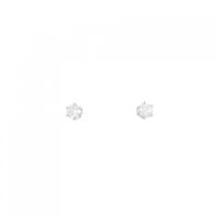 PT ソリティア ダイヤモンド ピアス 0.16CT