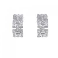 カルティエ マイヨンパンテール フルダイヤ イヤリング