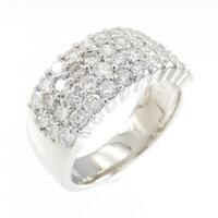 PT パヴェ ダイヤモンド リング 1.60CT