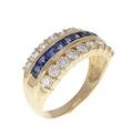K18YG サファイヤ リング 1.20CT
