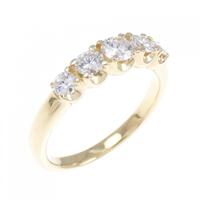 K18YG ダイヤモンド リング 0.50CT