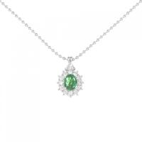 PT グリーンガーネット ネックレス 0.66CT
