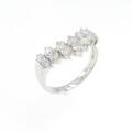 K14WG ダイヤモンド ピンキーリング 0.50CT