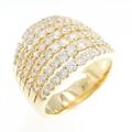 K18YG ダイヤモンド リング 2.00CT