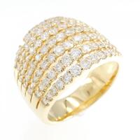 K18YG ダイヤモンド リング 2.00CT
