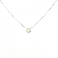 PT ソリティア ダイヤモンド ネックレス 0.25CT