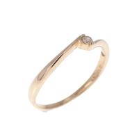 K10PG ダイヤモンド ピンキーリング 0.02CT