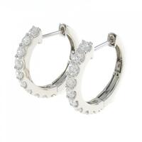 【新品】プラチナダイヤモンド ピアス 1.000CT