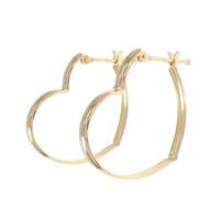 【新品】K18YG ハート ピアス