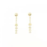 K18YG ダイヤモンド ピアス 0.4CT