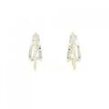 K18YG/K18WG ダイヤモンド ピアス 0.16CT
