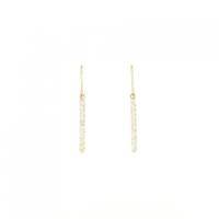 【新品】K18YG ダイヤモンド ピアス 0.20CT