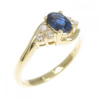 18KYG サファイヤ リング