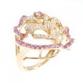 K18PG サファイヤ リング 0.70CT 拡散処理未検査