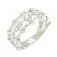 K18WG ダイヤモンド リング 0.10CT