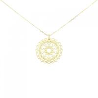 K18YG ダイヤモンド ネックレス 0.15CT