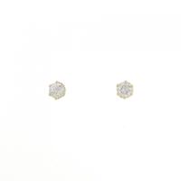 K18YG ダイヤモンド ピアス 0.30CT