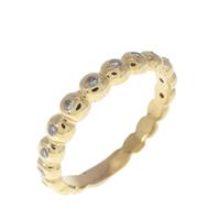 K18YG ダイヤモンド リング 0.12CT