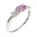 PT サファイヤ リング 0.341CT 拡散処理未検査